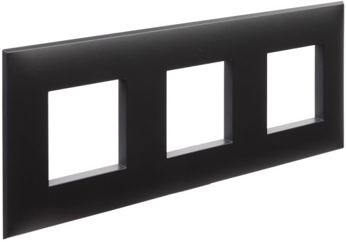 Рамка универсальная DKC Avanti 3-м. черный матовый фото Рамка универсальная DKC Avanti 3-м. черный матовый картинка